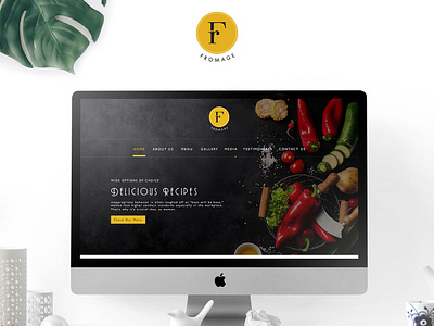 Fromage Restaurants animation app branding concept creative daily ui design food illustration interface ios mac redesign typogaphy ui ui design ux vector web design website