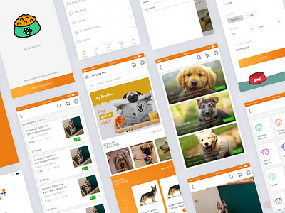 Whispering Paws App UI app ui design designer dog dog app login box login design login form login page online redesign ui ui design ui ux ux website