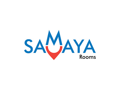Samaya Rooms app ui blue brand branding design hotel hotel booking hotels logo logo design logotype red rooms typogaphy typography ui ui design ui ux ux