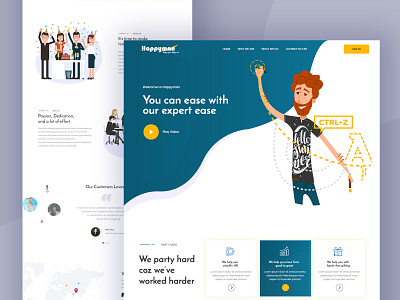 Happyman business design designer finance freebie interface template ui ui design uidesign ux web design website website builder website design