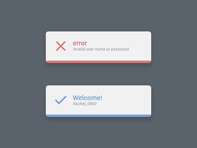 Login Alerts app chat design message mobil ui ux