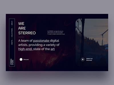 Design Agency - Website Concept