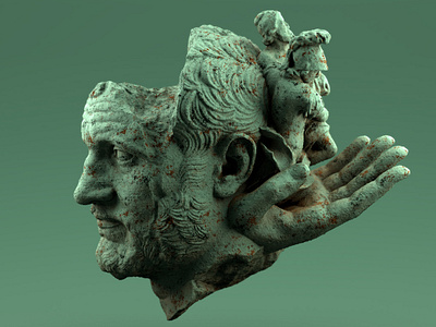 The colours of the greek tragedy 3d aesthetic after effects animation art cinema 4d clean color creative design history illustration motiongraphics photoshop sculpture zbrush