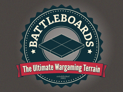 Battleboards illustrator logo round vector
