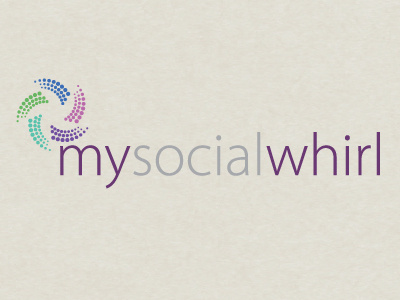Mysocialwhirl.com Logo illustrator logo vector