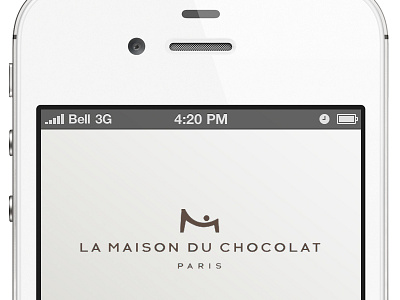 Maison Du Chocolat, Goûtez intelligemment. app iphone iphone app mobile design ui ui design ux ux design