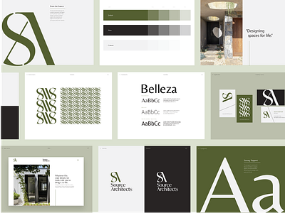 Source Architect - Brand Style Guide architects architecture australia brand identity branding branding design custom lettering design graphic design icon logo nevada reno style guide