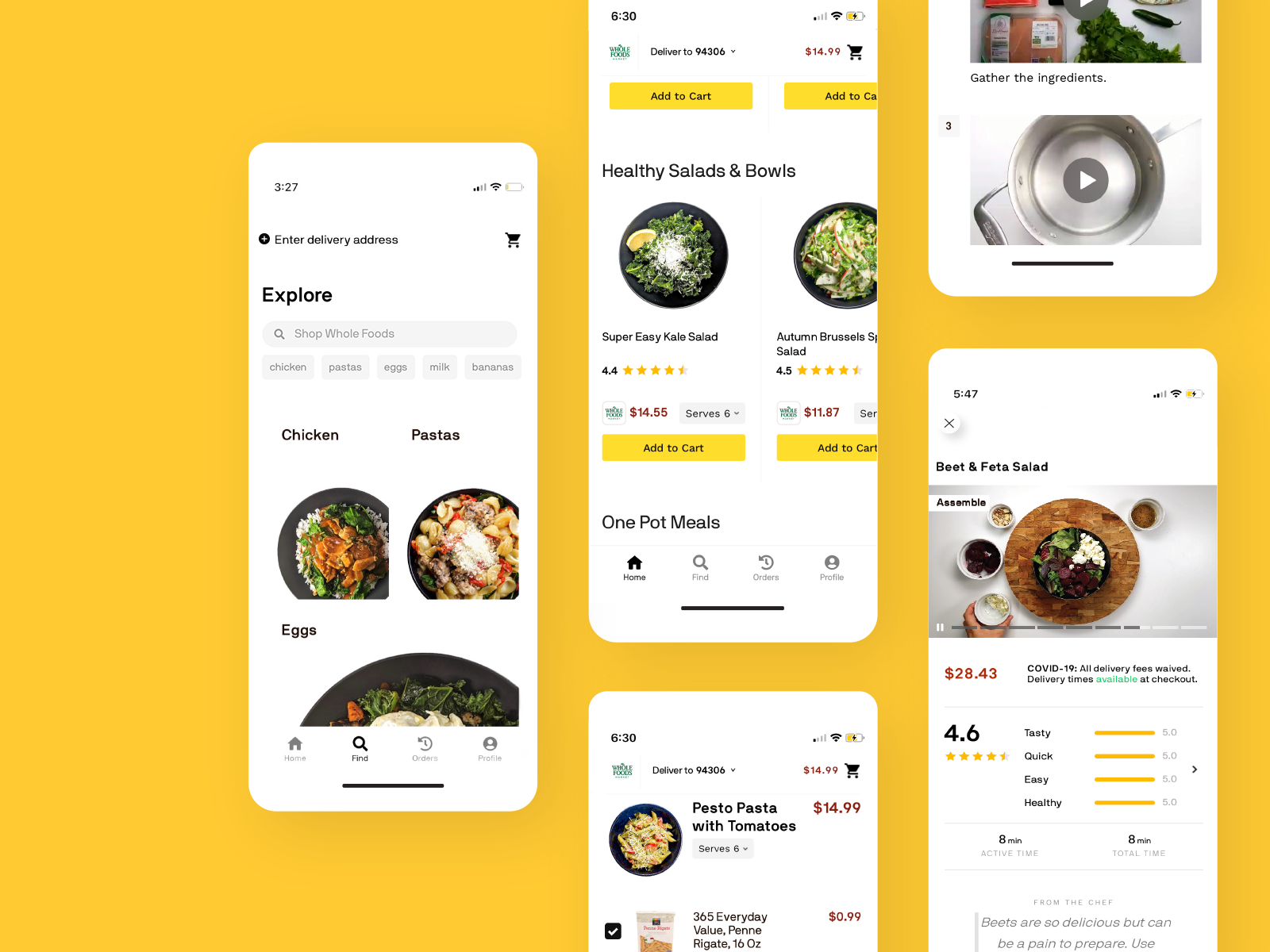 Anycart Mobile Overview by Commence Studio on Dribbble