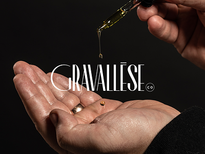 Gravallese Brand Identity beard oil bold branding design droplet graphic design grooming products hand model logo oil photo photography typography