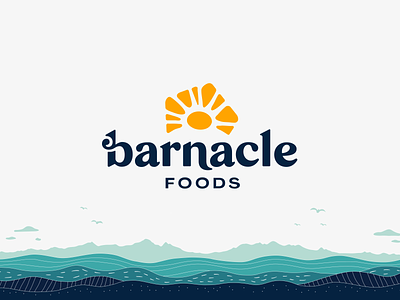Barnacle Foods Logo alaska barnacle branding custom type kelp logo logo designer packaging typography