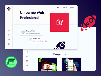 Desafío del Unicornio Web Profesional - Platzi fjuandc platzi unicorn web design web designer web unicorn