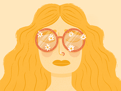 You can pick all the flowers but you can't stop the spring character design digital illustration editorial illustration hand drawn illustration illustrations procreate spot illustration