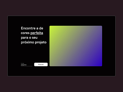 Colors finder - UI Design app design landing minimal search ui ux web website