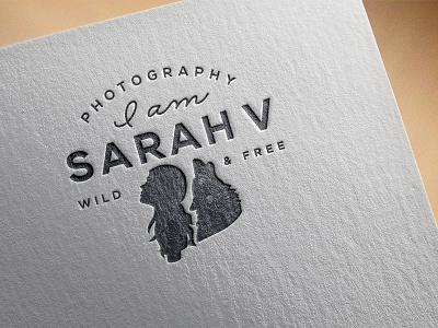 I Am Sarah V Branding brand branding illustration logo photography