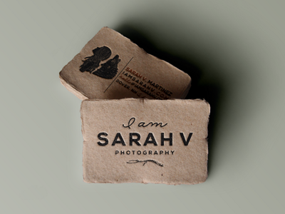 I Am Sarah V Branding Business Card branding business card design icon illustration logo mockup