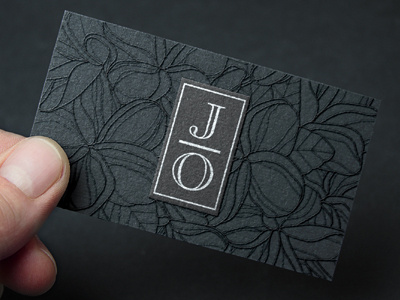 Jen Osojnicki Brand Identity Design black brand branding design floral identity illustration logo monogram stamp white