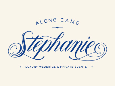 WIP Swash Calligraphy Custom Brand Logo brand calligraphy identity lettering logo luxury mark swash wedding