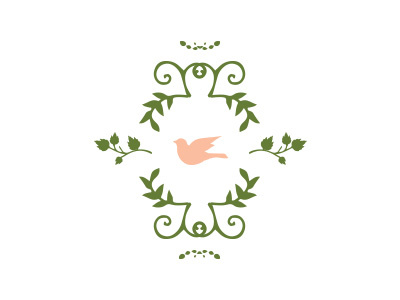 Garden and Small Bird Emblem