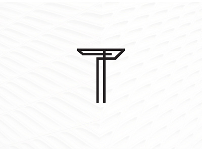 Geometric T Logo Symbol