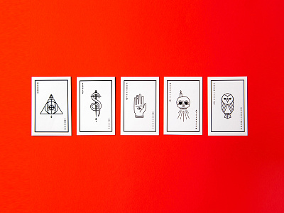 Deck Of Cards photograph art branding cards deck design illuminati illustration line single line