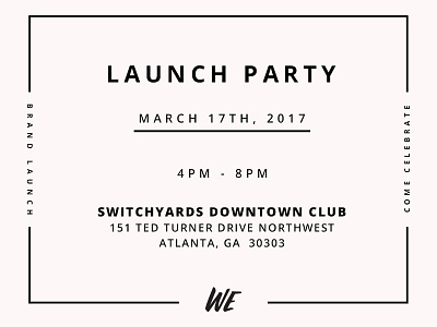 Launch Party Announcement