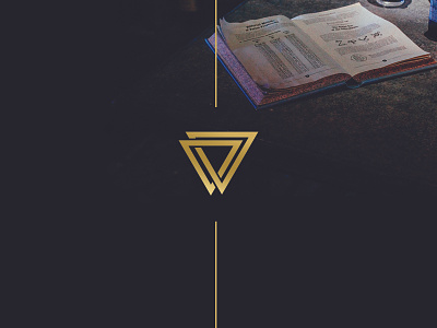 Interlocking Triangle Brand Symbol brand branding dark design geometric mark symbol triangle