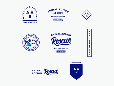 Brand Logo Suite for Non-Profit Foster Dog Association brand branding agency branding development communications design