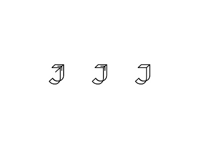 Directional J Letterforms