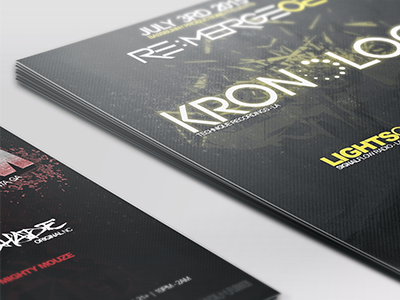 Handbill mockup snippet.