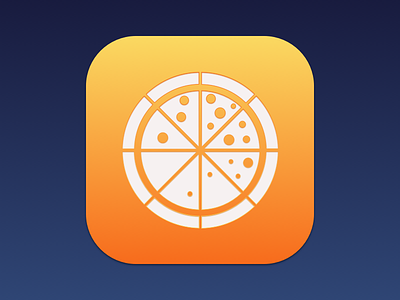 Pizza icon - prototype work ios logo ui