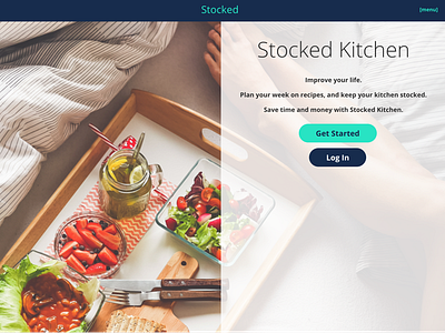 Stocked Kitchen adobe app branding flat type typographylogo vector web webdesign