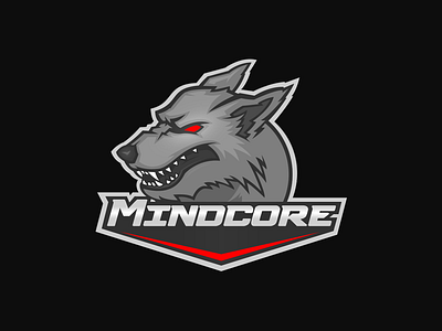 Mindcore esports logo mascot