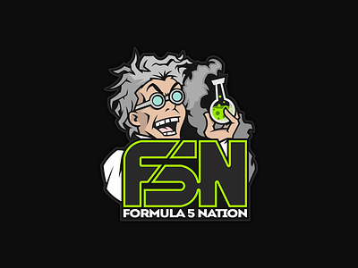 Formula 5 Nation esports logo mascot