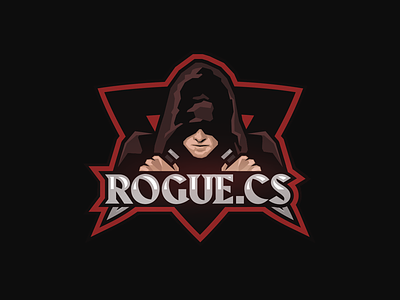 Rogue.CS esports logo mascot