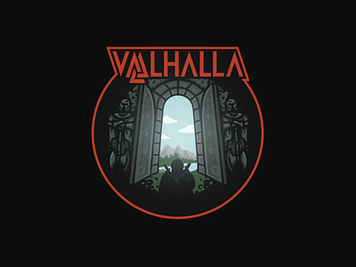 Valhalla esports logo mascot