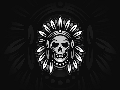 Skull Headdress Mascot