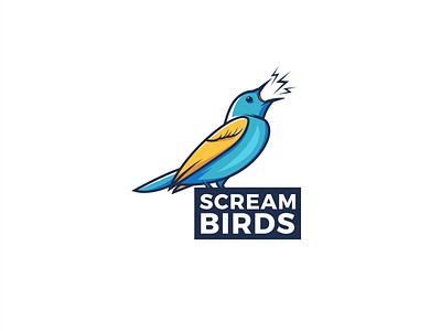 Blue Bird bird borneo creative market endemic logo logo sell pinch template