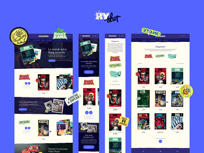 🔥 Rockyvision - Shop book books cinema design ecommerce magazine magazines movie movies shop ui webdesign