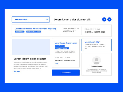 UX/UI kit 🖊️ blue cards clean design kit ui kit ux layout prototype ui ux ux ui ux design ux designer wireframe wireframe design