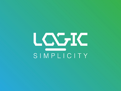 Logic Simplicity Logo 18 application business developer gradient infinity logic logo simple simplicity