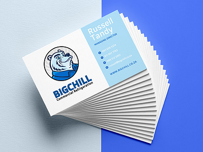 BIGCHILL Commercial Refrigeration bigchill character commercial corporate design illustration logo mascot polar bear refrigeration
