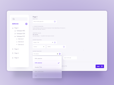 Building components css tree view ui ux