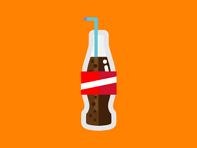Soda flat icon coke cola flat icon soda