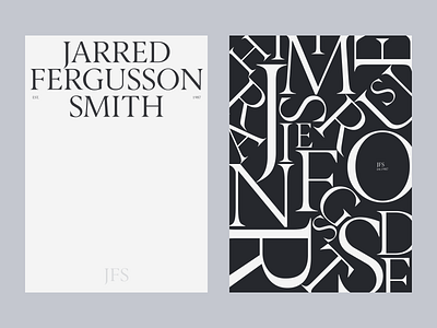 Poster JFS @solardigital advertising poster brand branding graphic design law firm minimalism poster typography