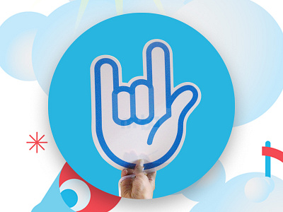 Daum Music Promotion Identity brand experience branding bx finger graphic