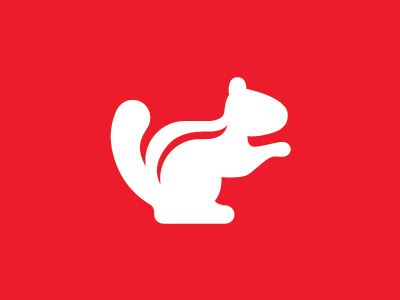 Chipmunk animal chipmunk icon logo mark symbol