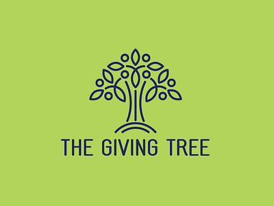 The Giving Tree Logo give line tree