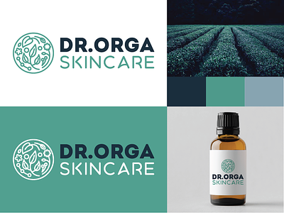 Dr Orga Skincare flower green herbal organic skincare