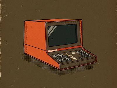 Vintage medical computer