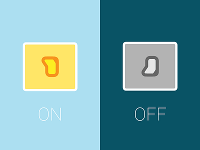 Daily UI challenge #015 On Off Switch dailyui day night off on on off switch